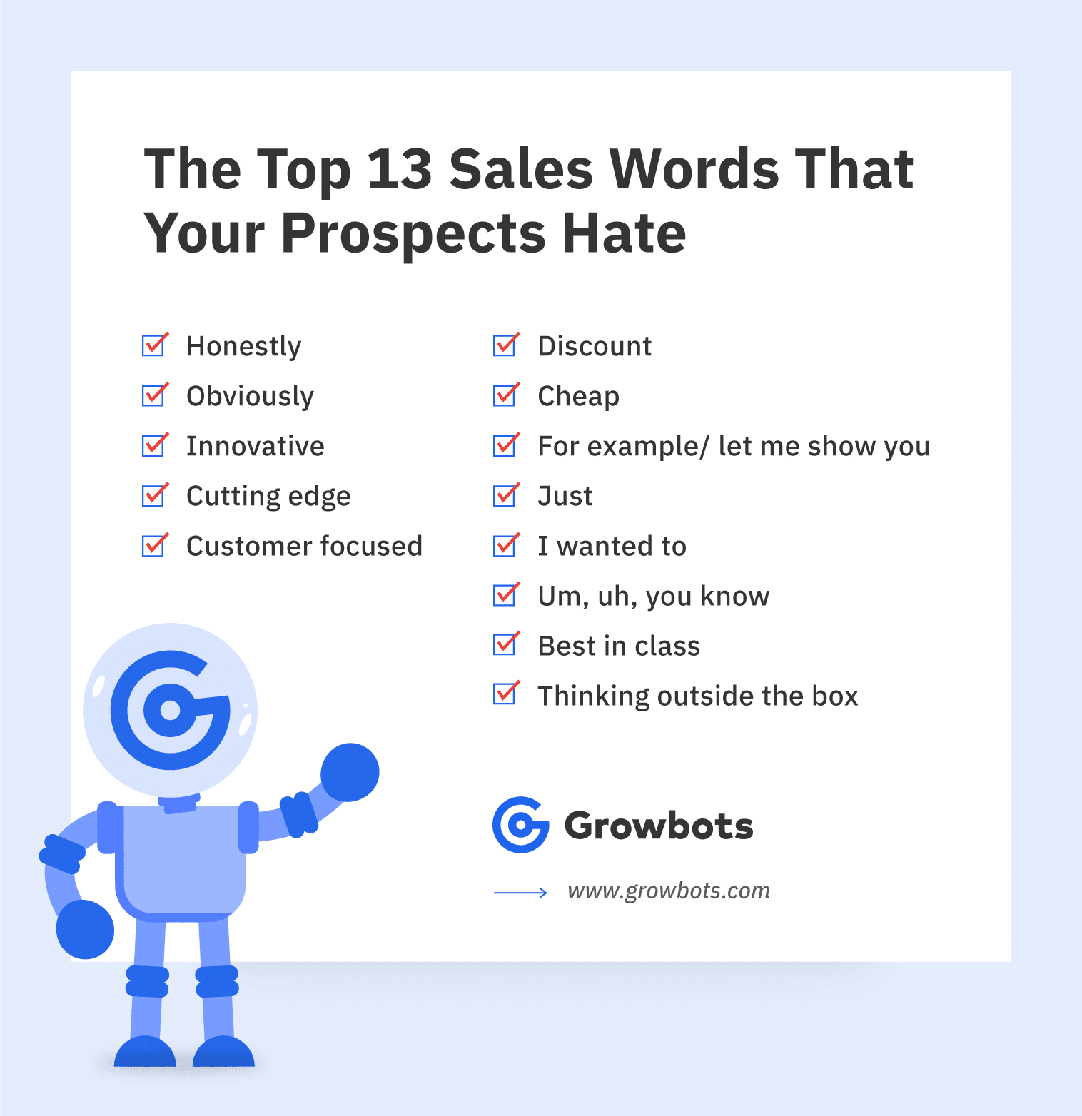  sales words that your prospects hate 