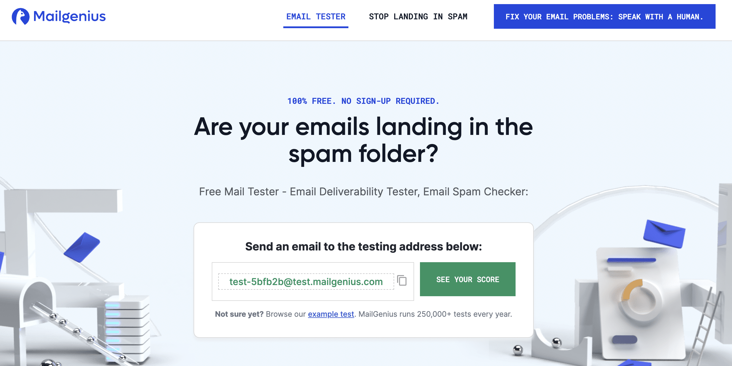 Email Spam Test